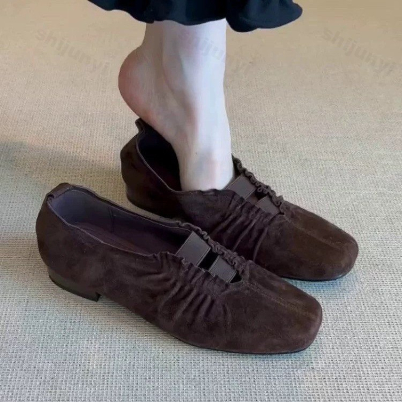 Vintage Outdoor Fashion - Mary Jane-schoenen voor dames met vierkante