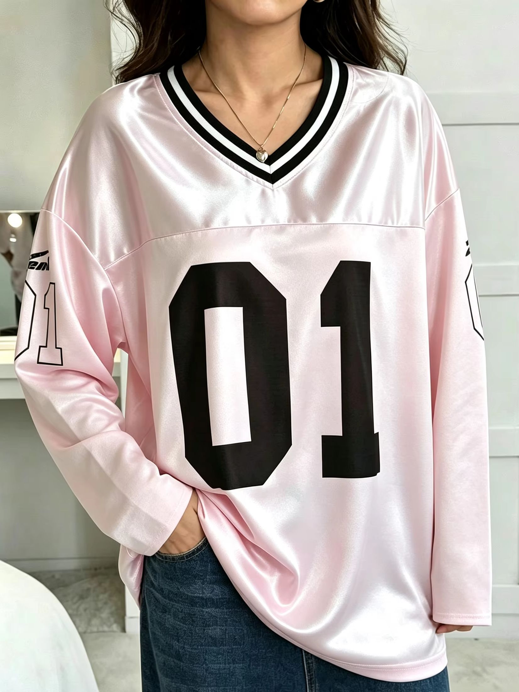 Vintage Fashion Enthusiasts - Heren Dames Vintage Lange Mouw Oversized