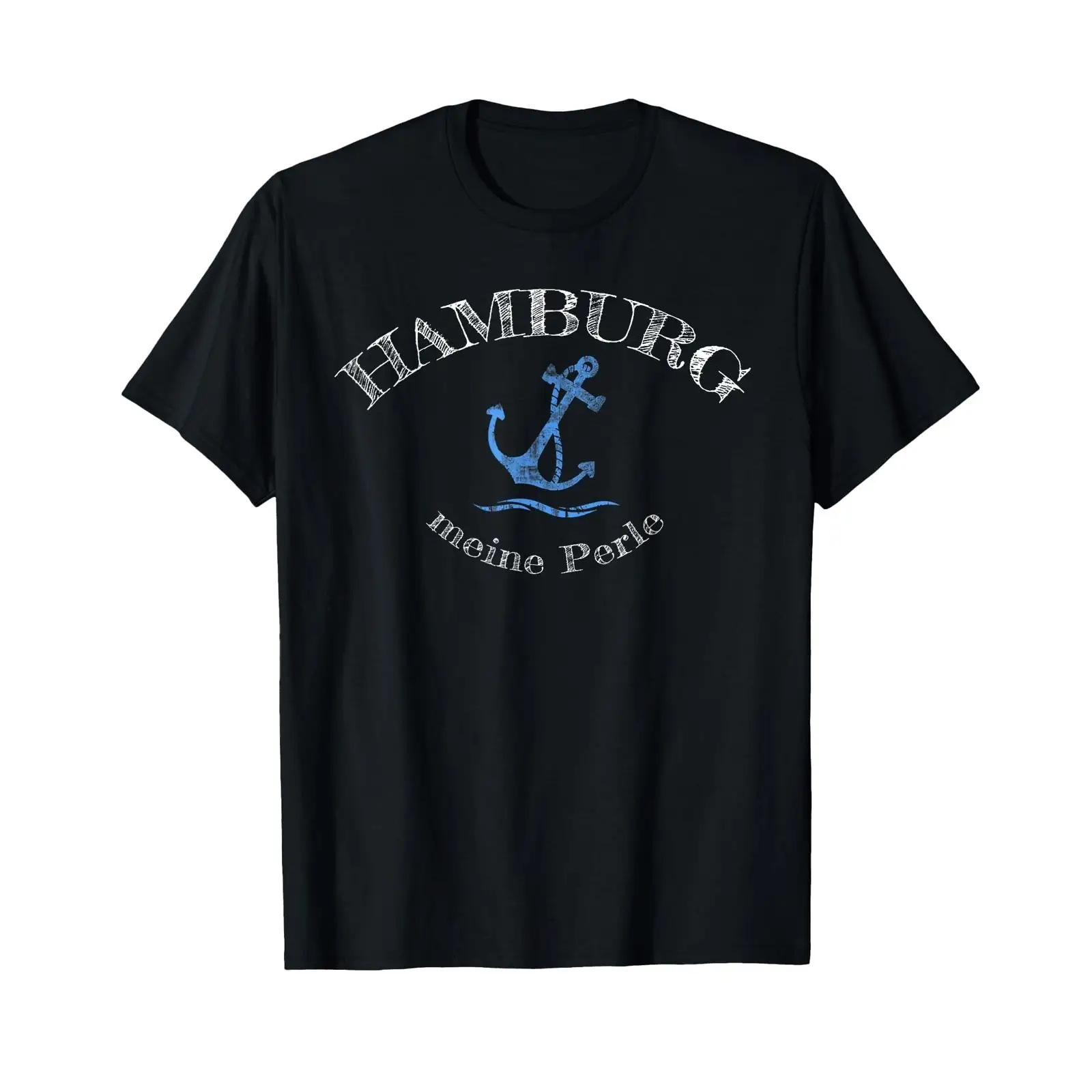 Vintage Fashion Hamburg - T-shirt met Hamburg My Pearl Design,
