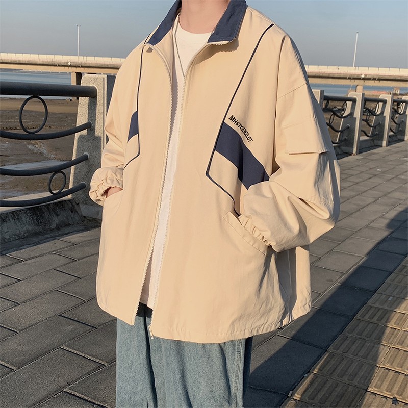 Vintage Windbreaker Nylon - Amerikaanse Windjack Heren Lente Zomer Dunne