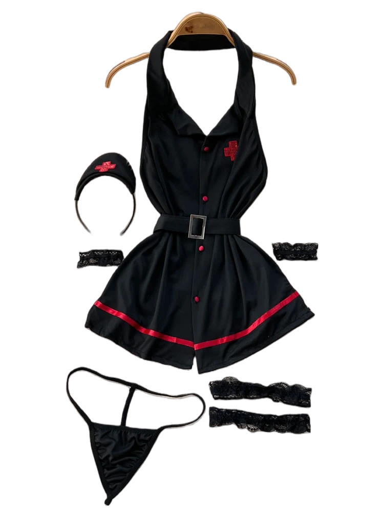 Vintage Fashion Dresses - Erotische mode sexy halter lingerie jurk