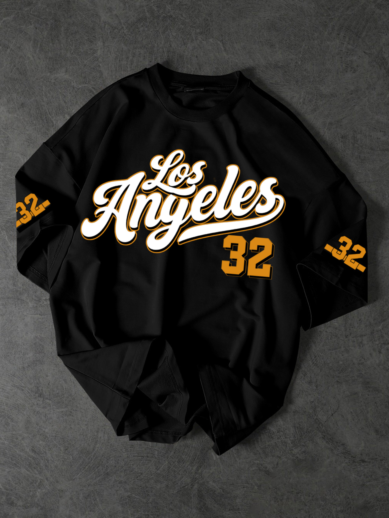 Vintage Fashion La - Vintage LA 32 basketbal streetwear grafisch