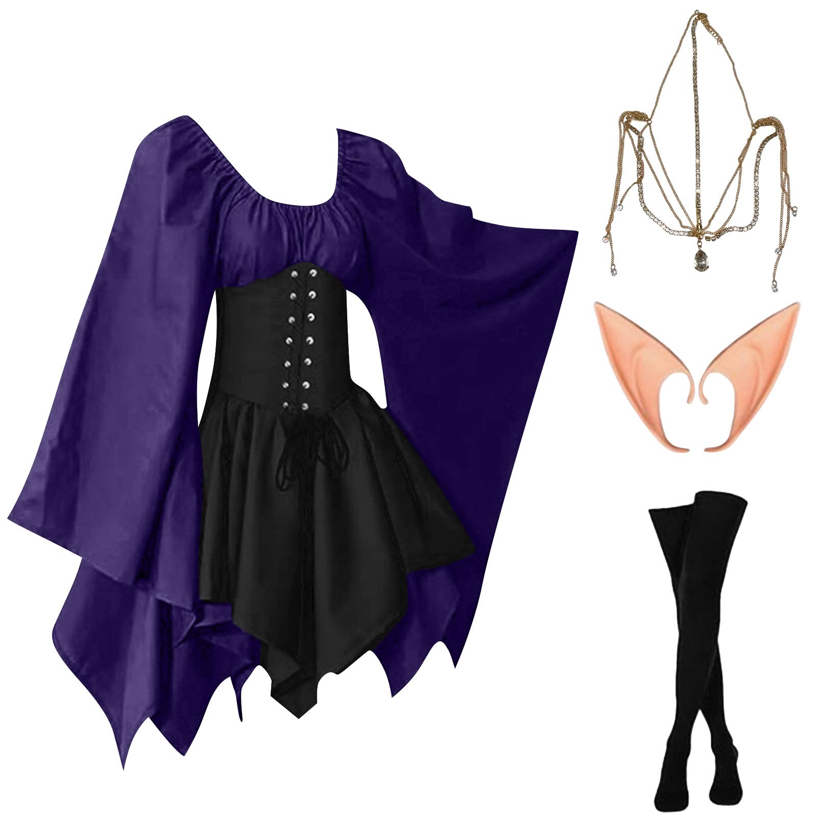 Halloween Cosplay Paleis Victo - Vintage Fashion Dresses recensie en prijs