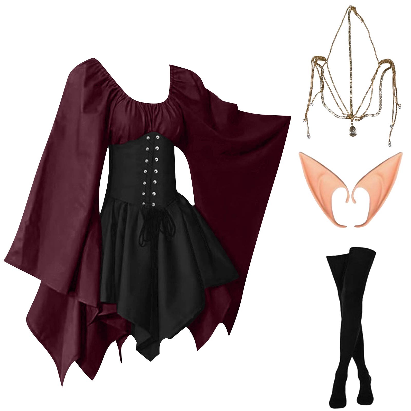 Halloween Cosplay Paleis Victo - Vintage Fashion Dresses recensie en prijs