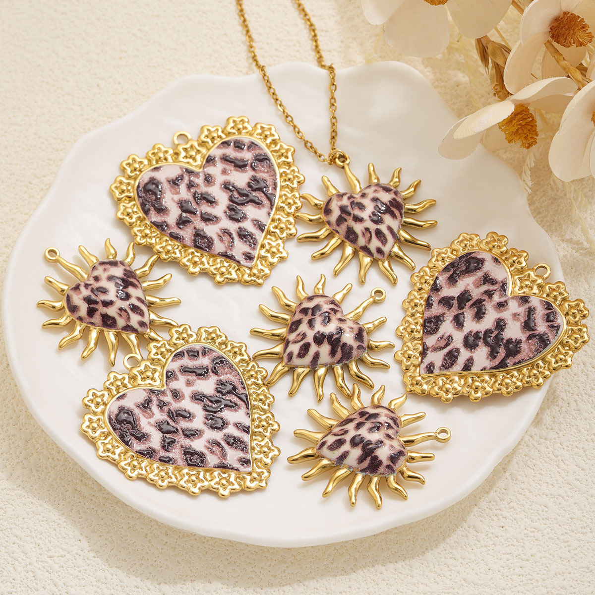 1-2 STUKS Vintage RVS Charms H - Vintage Fashion Stores recensie en prijs