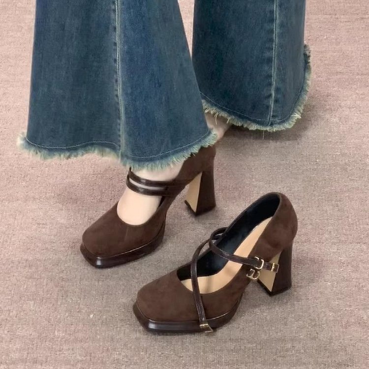 Vintage dikke hoge Mary Jane s - Vintage Fashion Online recensie en prijs