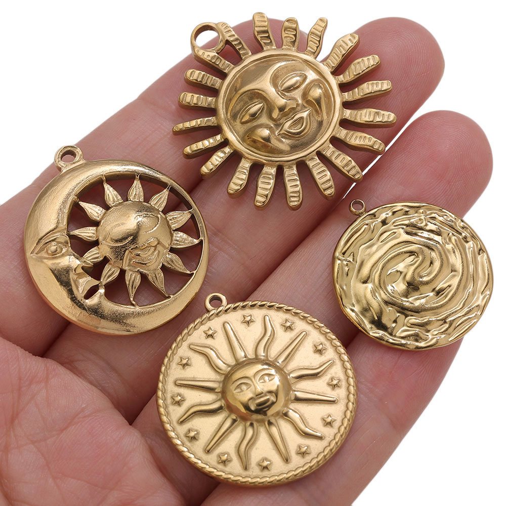 5 stuks PVD gouden bedels roes - Vintage Fashion Stores recensie en prijs