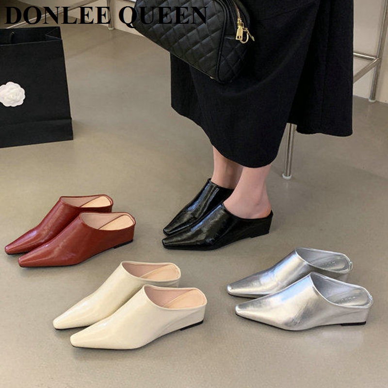 Damesmode Mule Slippers met ge - Vintage Fashion Online recensie en prijs