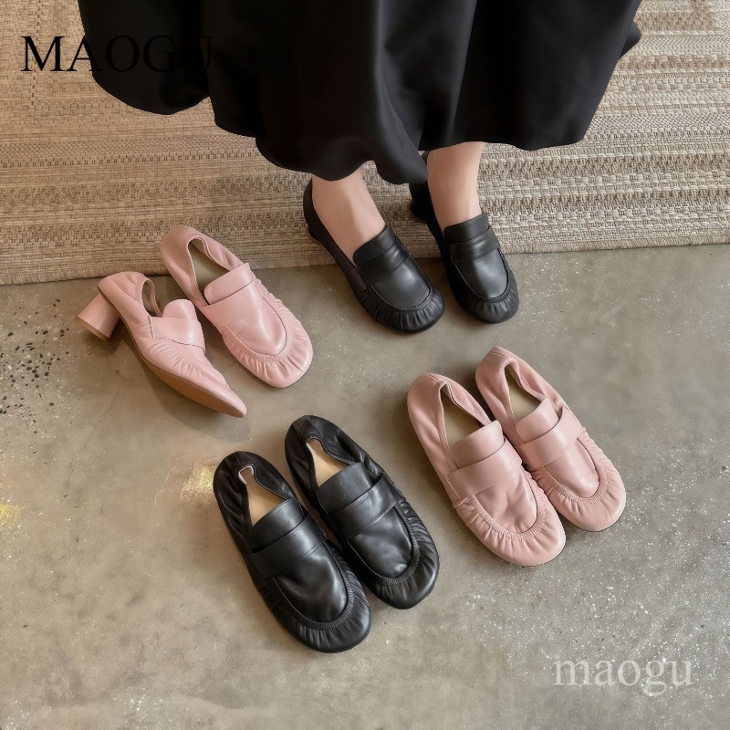 Zacht lederen loafers dames ge - Vintage Fashion Online recensie en prijs