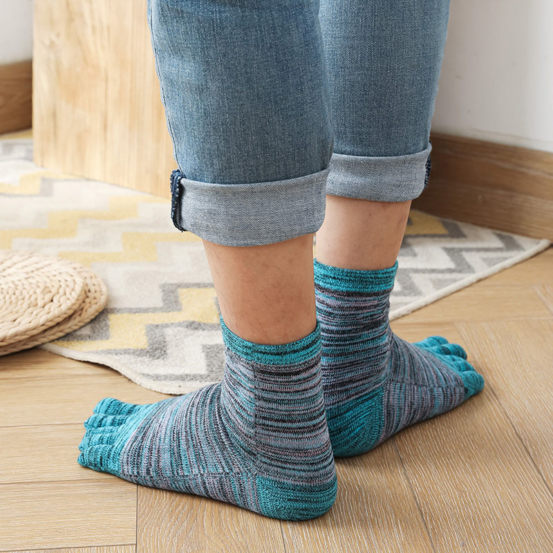 1/5 Pairs Man Kleurrijke Teen  - Vintage Fashion Enthusiasts recensie en prijs