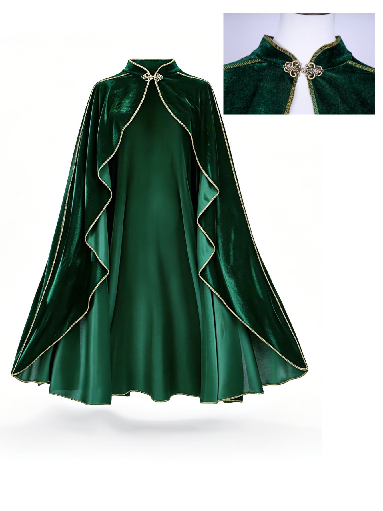 Dames Vintage Groene Fluwelen  - Vintage Fashion Dresses recensie en prijs