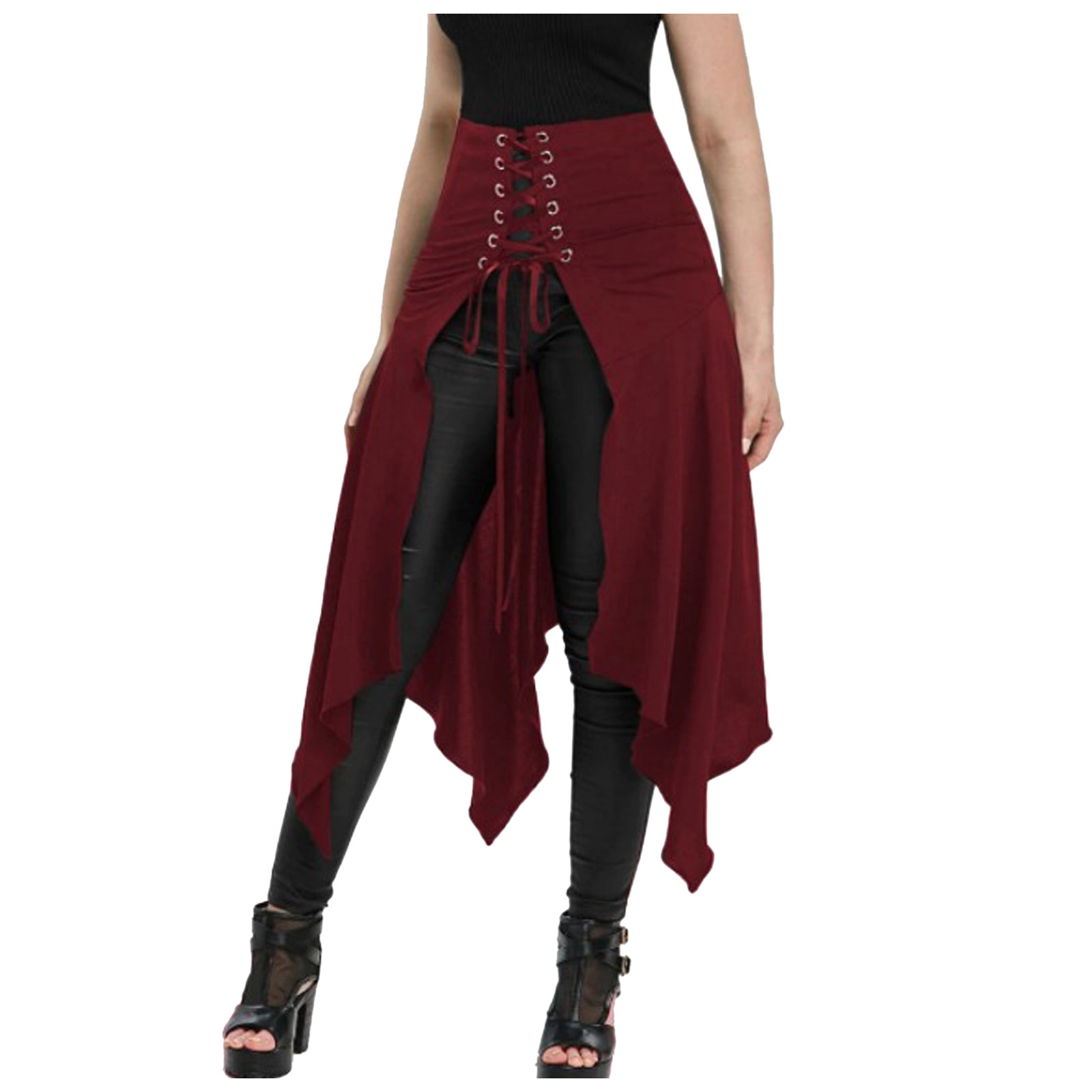 Gotische rok Zwart Middeleeuws - Vintage Fashion Dresses recensie en prijs